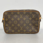 Louis Vuitton Clutch Monogram Compiegne 23 Brown — view 9