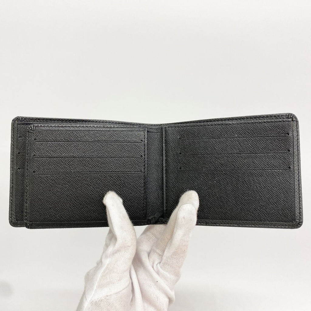 Louis Vuitton Billfold Taiga Portobier 3 Vole Ardoise Wallet — view 7
