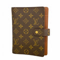 Louis Vuitton Notebook Cover Monogram Agenda Brown