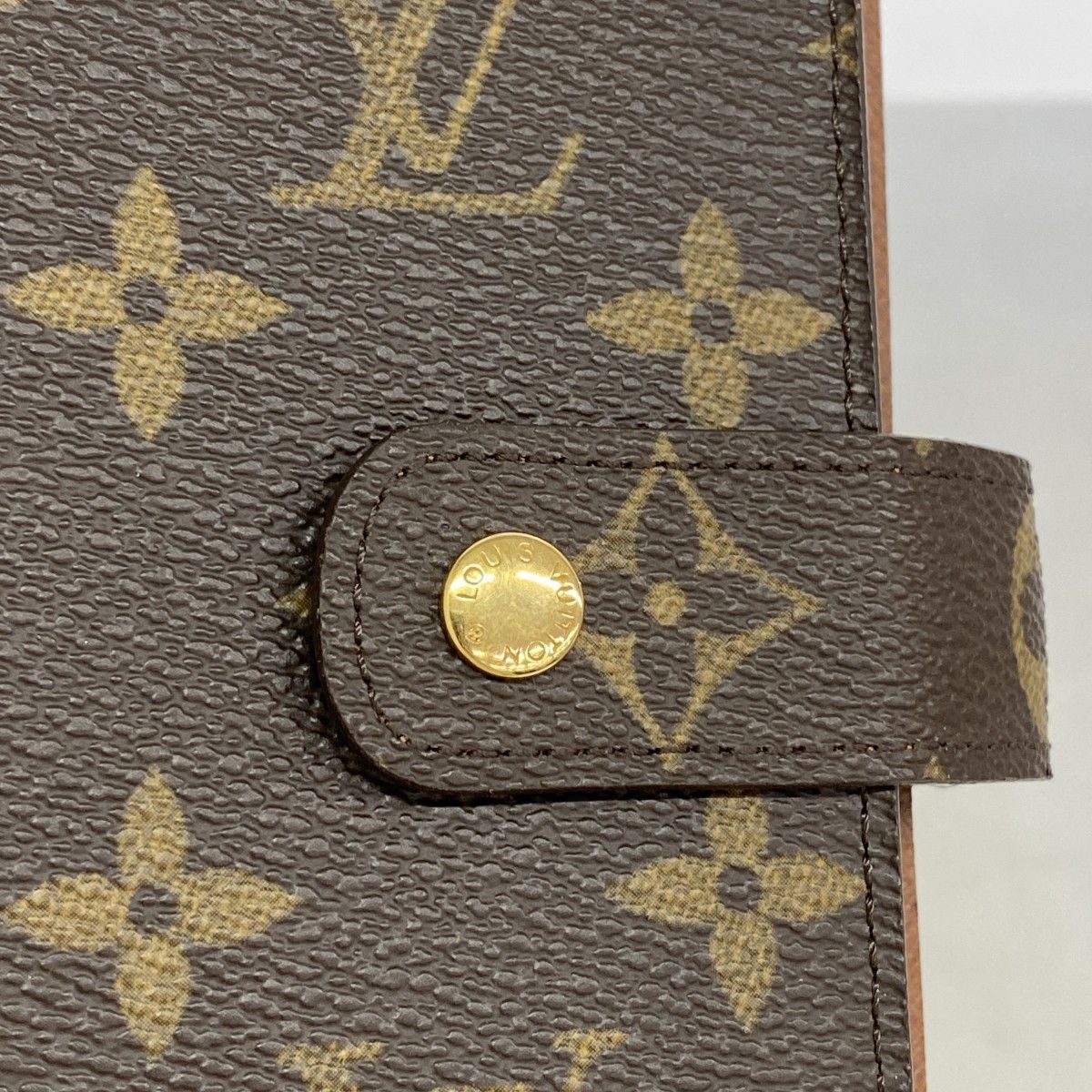 Louis Vuitton Notebook Cover Monogram Agenda Brown — view 6