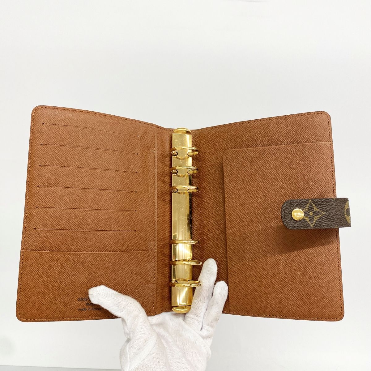 Louis Vuitton Notebook Cover Monogram Agenda Brown — view 3