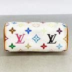 Louis Vuitton Handbag Monogram Multicolor Mini Speedy Blanc — view 3