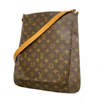 Louis Vuitton Shoulder Bag Monogram Musette Brown