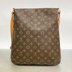 Louis Vuitton Shoulder Bag Monogram Musette Brown — view 9
