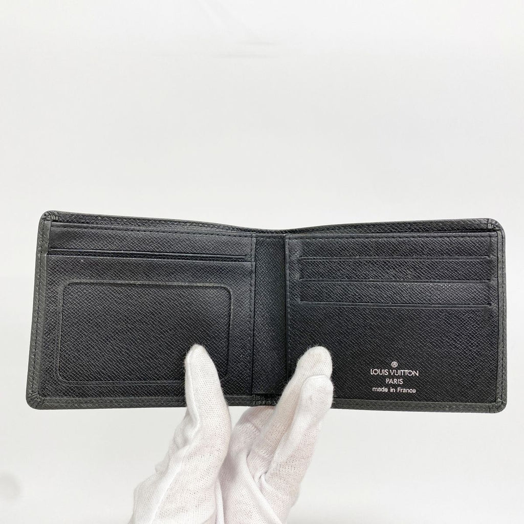 Louis Vuitton Card Case Taiga Portobier 9 Cult Cles Ardoise — view 3