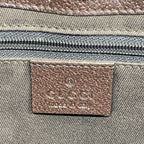 Gucci Handbag GG Canvas Brown Silver — view 5