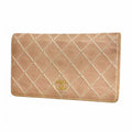 Chanel Wallet Wild Stitch Lambskin Pink Champagne Gold