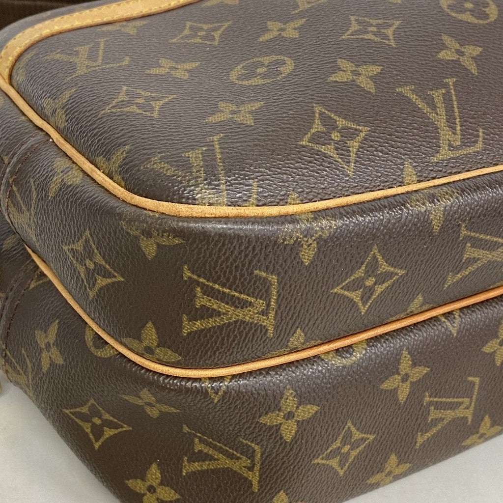 Louis Vuitton Shoulder Bag Monogram Reporter PM Brown — view 6