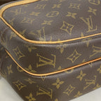 Louis Vuitton Shoulder Bag Monogram Reporter PM Brown — view 6