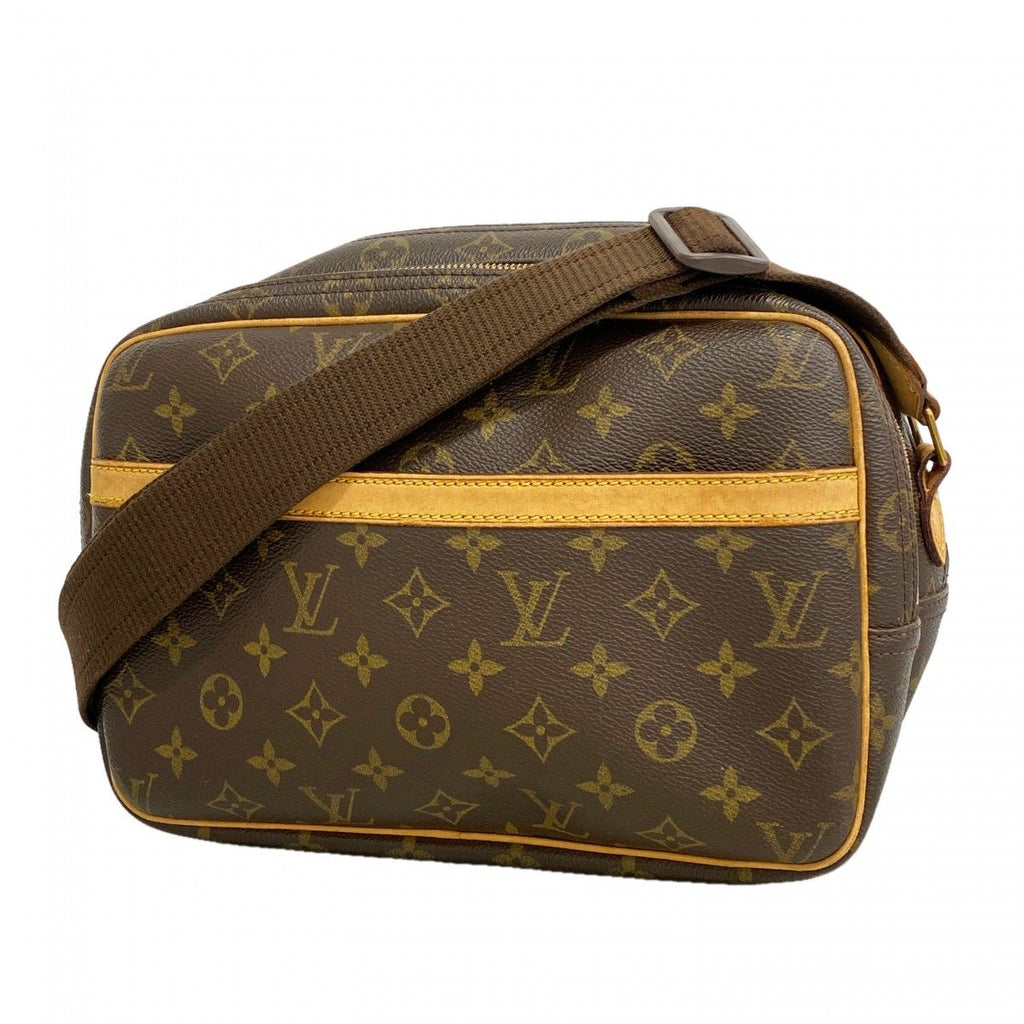 Louis Vuitton Shoulder Bag Monogram Reporter PM Brown