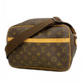 Louis Vuitton Shoulder Bag Monogram Reporter PM Brown
