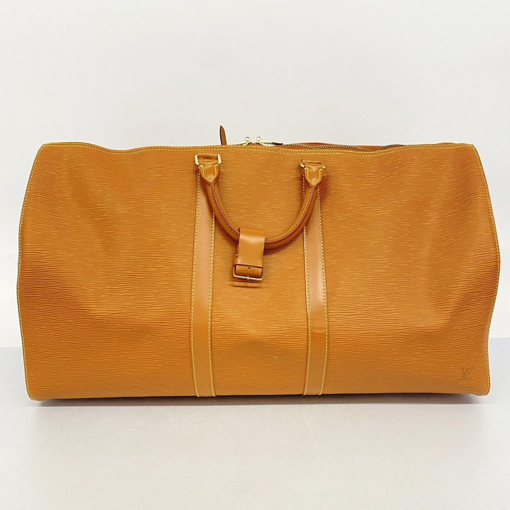 Louis Vuitton Boston Bag Epi Keepall 55 Cipango Gold — view 8