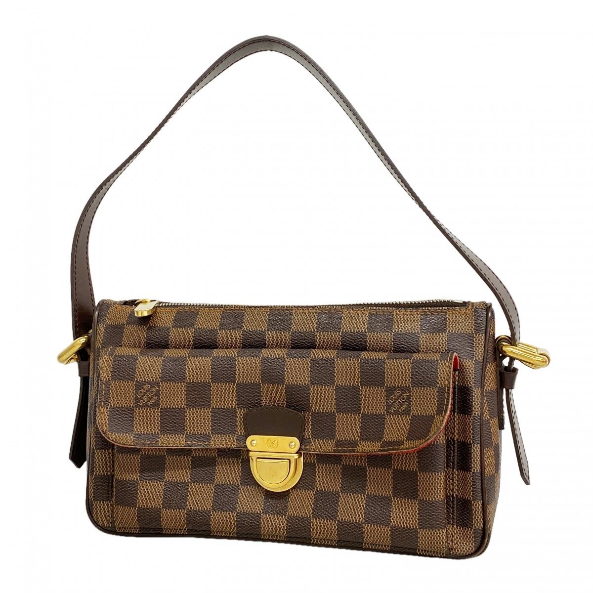 Louis Vuitton Shoulder Bag Damier Ravello GM Ebene