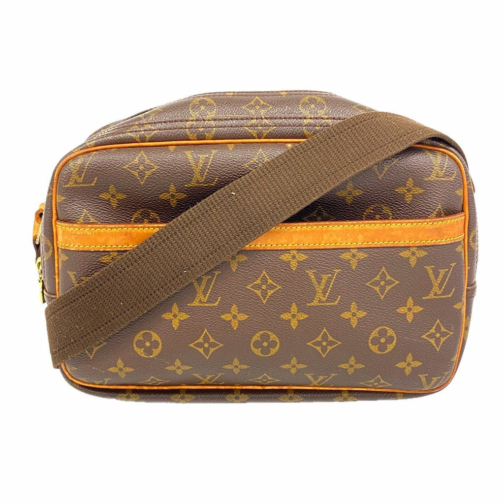 Louis Vuitton Shoulder Bag Monogram Reporter PM Brown