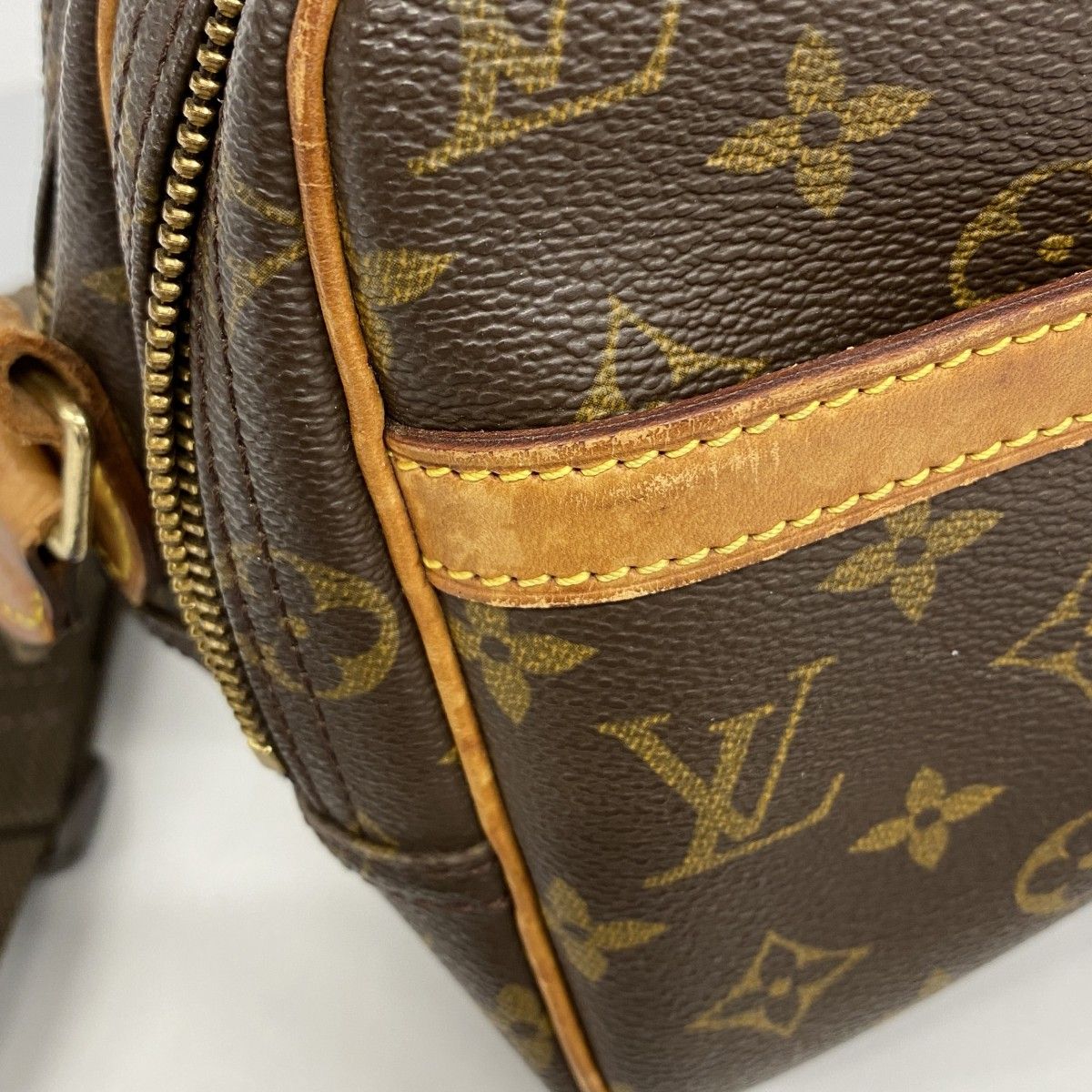Louis Vuitton Shoulder Bag Monogram Reporter PM Brown — view 7