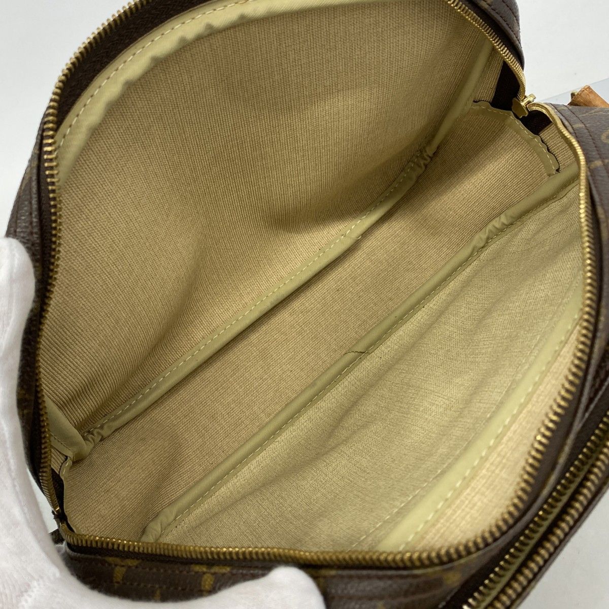 Louis Vuitton Shoulder Bag Monogram Reporter PM Brown — view 9