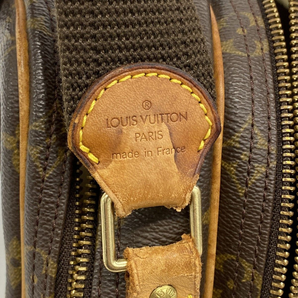 Louis Vuitton Shoulder Bag Monogram Reporter PM Brown — view 5
