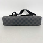 Louis Vuitton Shoulder Bag Damier Graphite Mick PM Black — view 3