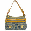 Louis Vuitton Shoulder Bag Monogram Denim PM Blue