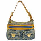 Louis Vuitton Shoulder Bag Monogram Denim PM Blue