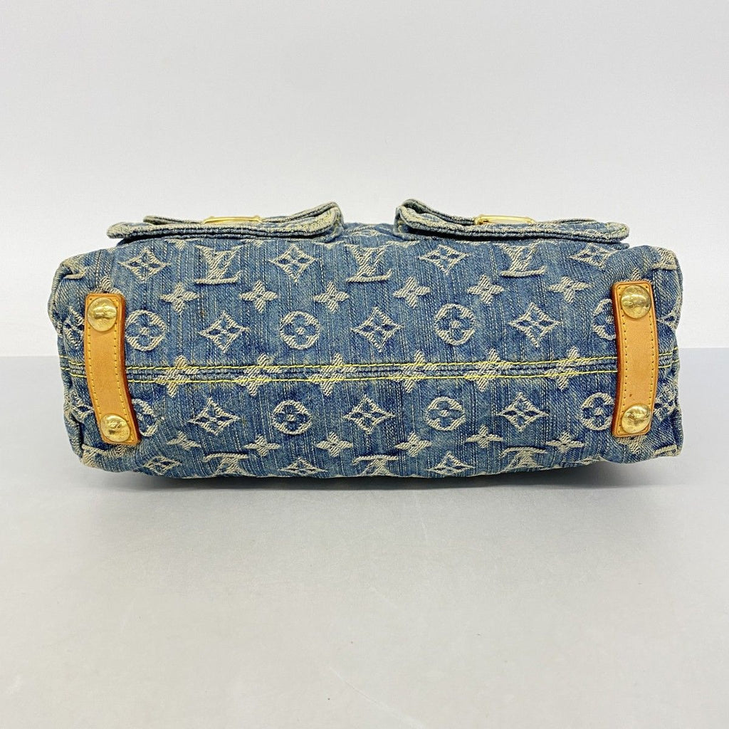 Louis Vuitton Shoulder Bag Monogram Denim PM Blue — view 3