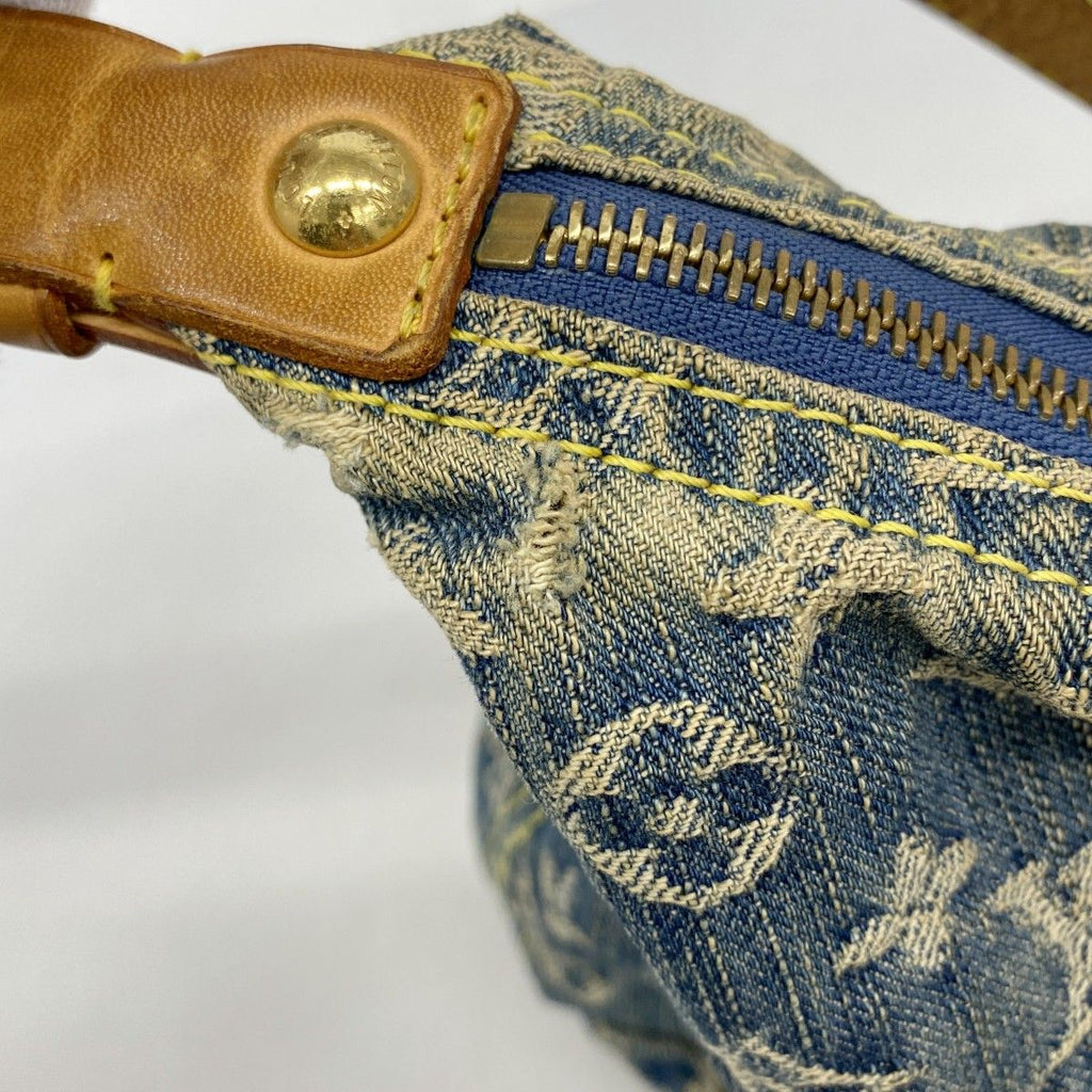 Louis Vuitton Shoulder Bag Monogram Denim PM Blue — view 6