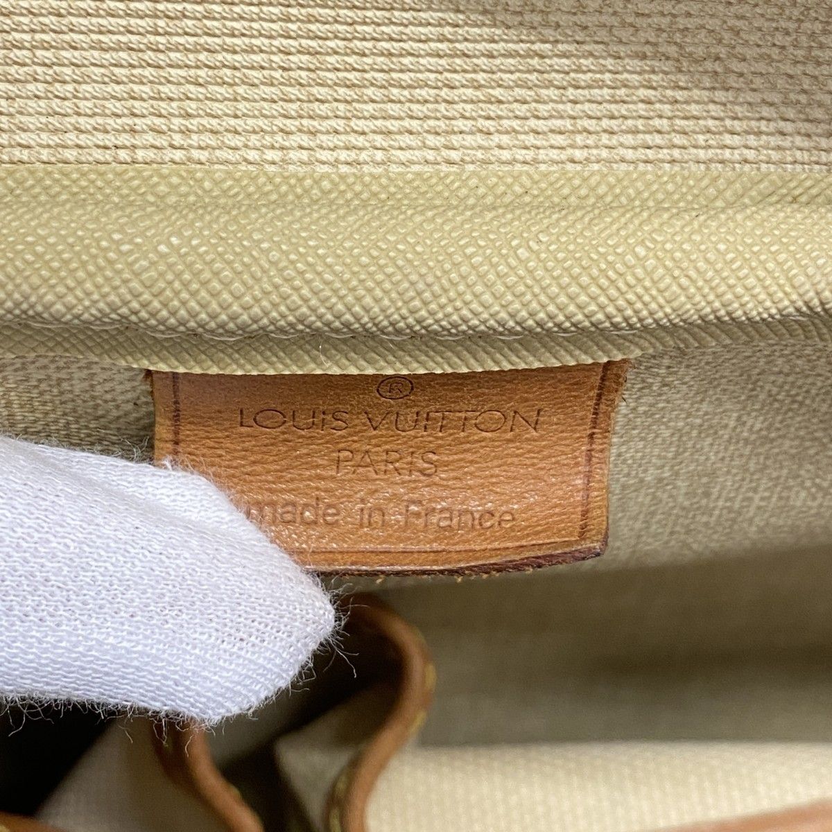 Louis Vuitton Handbag Monogram Deauville Brown — view 5