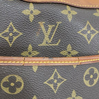 Louis Vuitton Handbag Monogram Deauville Brown — view 6