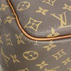 Louis Vuitton Handbag Monogram Deauville Brown — view 7