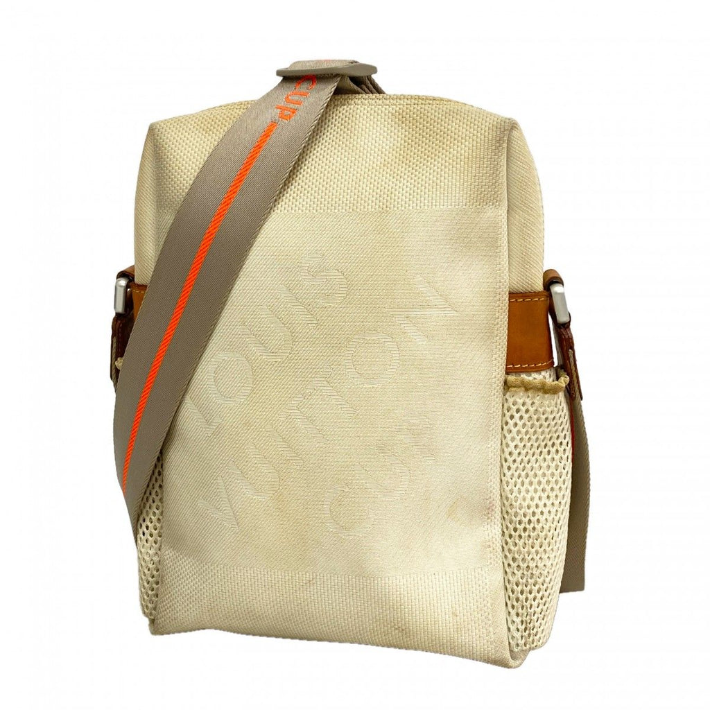 Louis Vuitton Shoulder Bag Damier Jean LV Cup Weatherly White