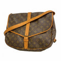 Louis Vuitton Shoulder Bag Monogram Saumur 35 Brown