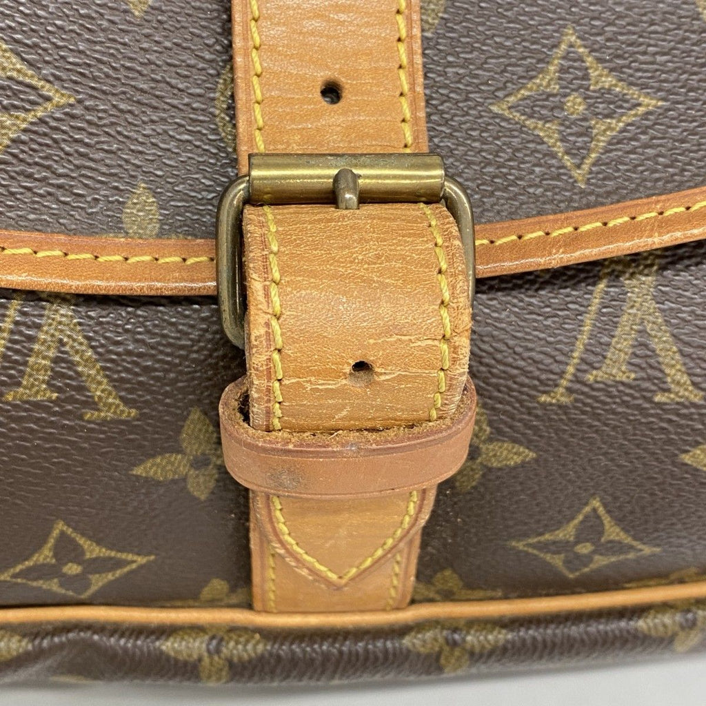 Louis Vuitton Shoulder Bag Monogram Saumur 35 Brown — view 7