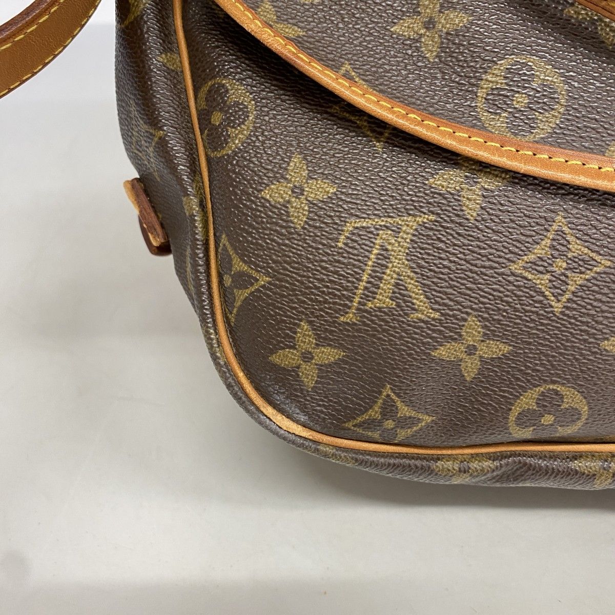 Louis Vuitton Shoulder Bag Monogram Saumur 35 Brown — view 8