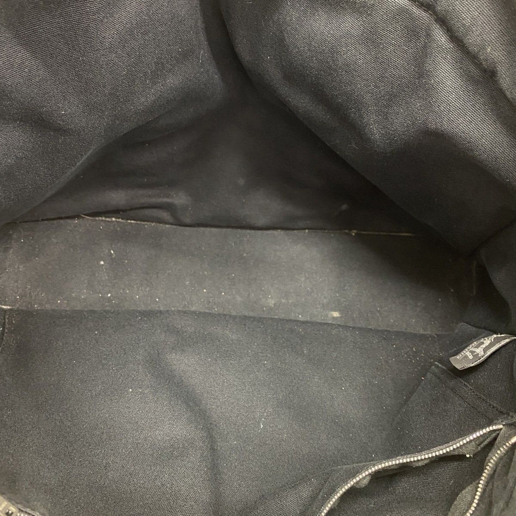 Hermes Tote Fourre Tout Canvas Black Silver — view 4