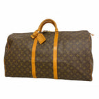 Louis Vuitton Boston Bag Monogram Keepall 60 Brown