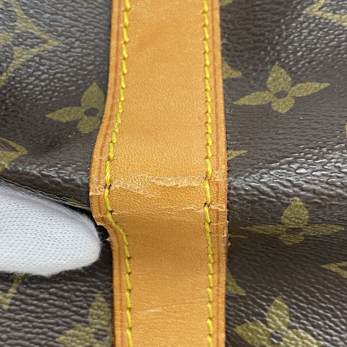 Louis Vuitton Boston Bag Monogram Keepall 60 Brown — view 7