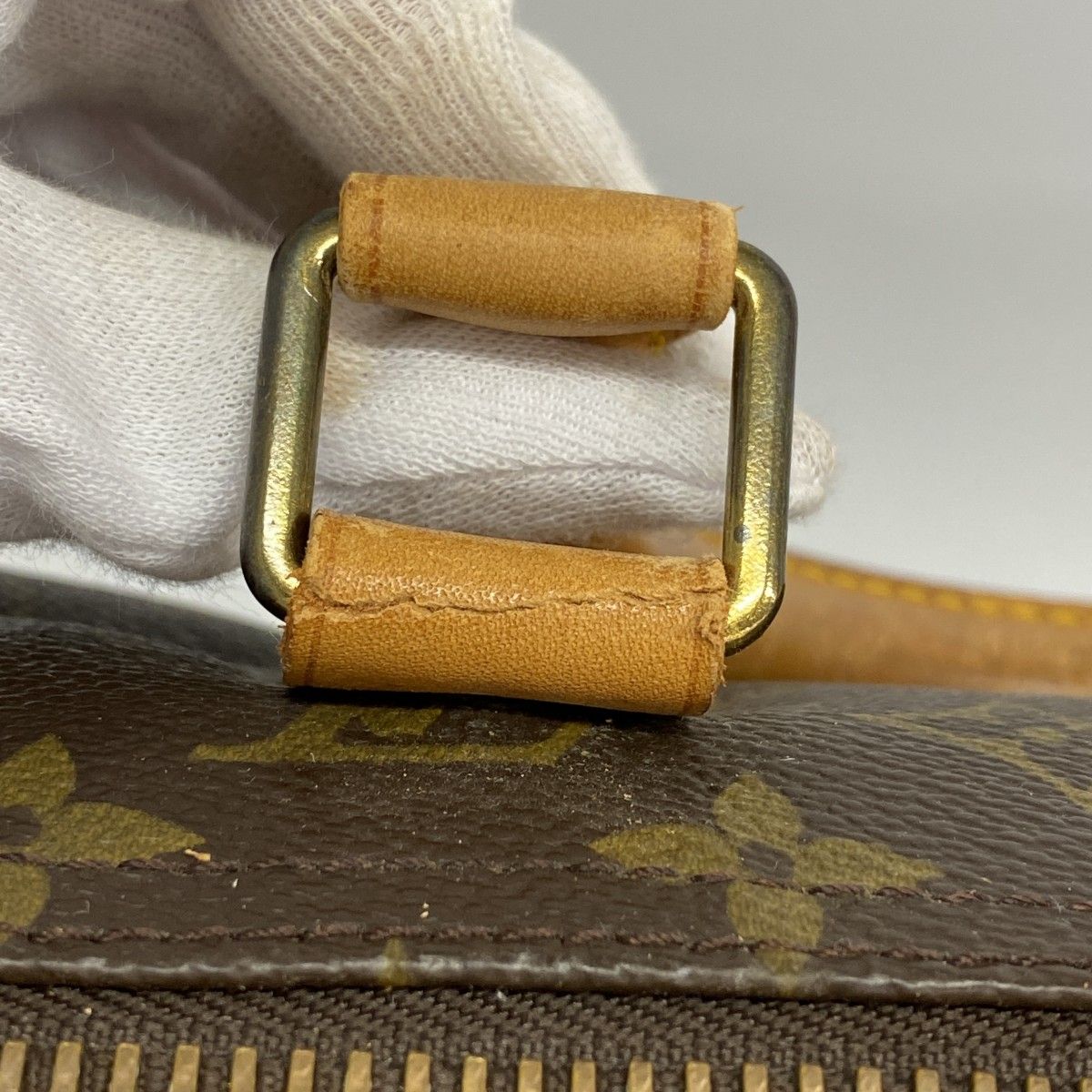 Louis Vuitton Boston Bag Monogram Keepall 60 Brown — view 6