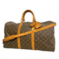 Louis Vuitton Boston Bag Monogram Keepall Bandouliere 50 Brown