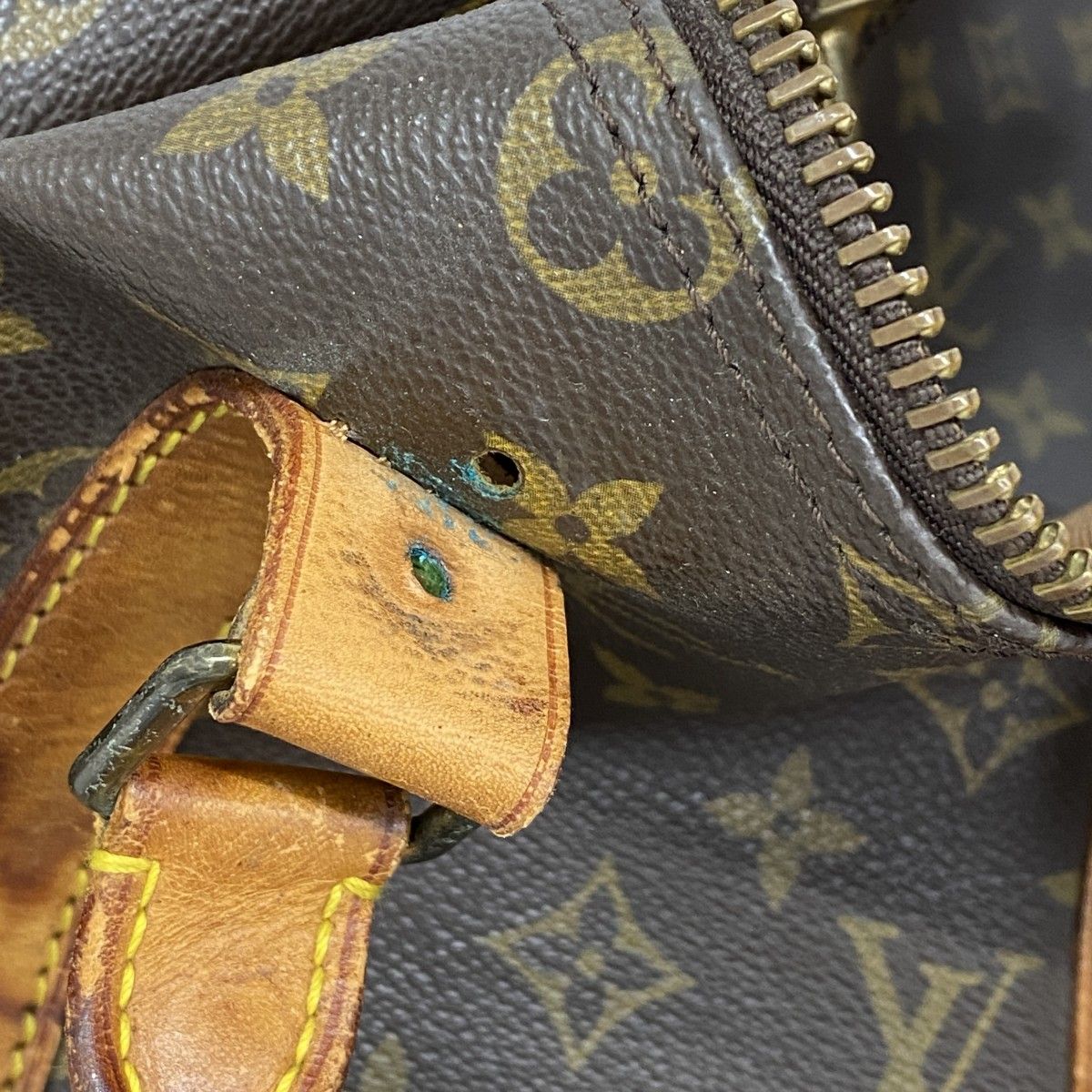 Louis Vuitton Boston Bag Monogram Keepall Bandouliere 50 Brown — view 6