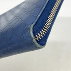 Gucci Wallet Micro Guccissima Leather Blue Silver — view 5