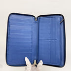 Gucci Wallet Micro Guccissima Leather Blue Silver — view 3