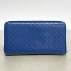 Gucci Wallet Micro Guccissima Leather Blue Silver — view 8