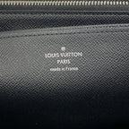 Louis Vuitton Wallet Epi Denim Zippy Blue Silver — view 4