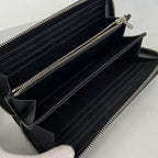 Louis Vuitton Wallet Epi Denim Zippy Blue Silver — view 3