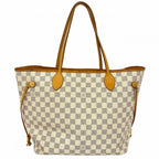 Louis Vuitton Tote Damier Azur Neverfull White