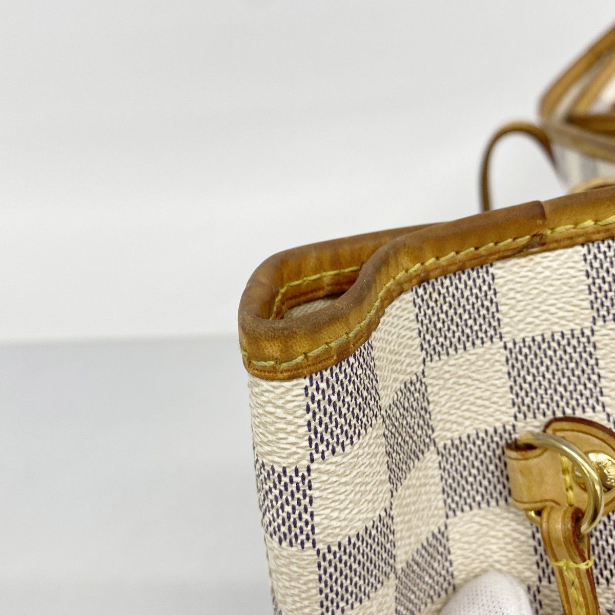 Louis Vuitton Tote Damier Azur Neverfull White — view 7