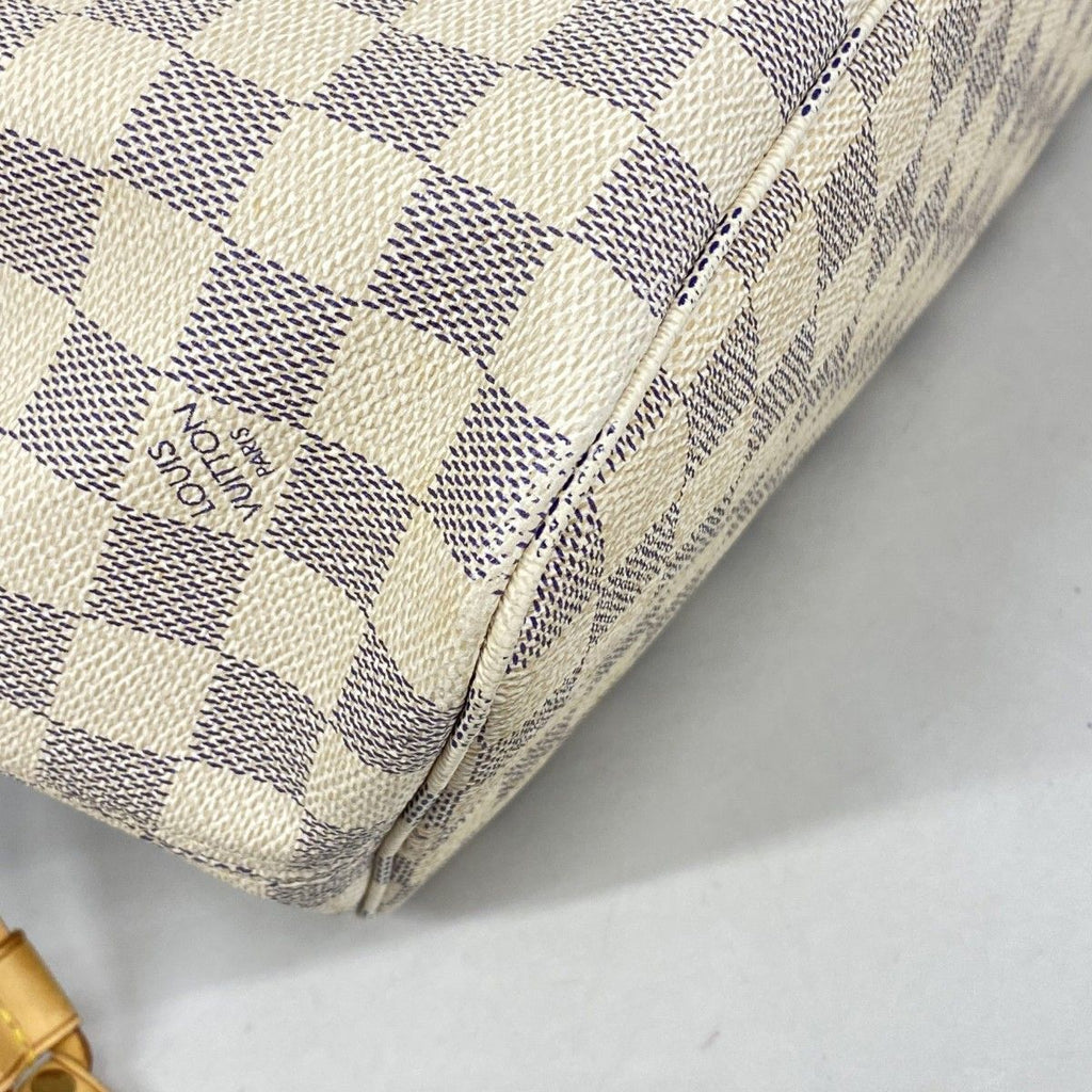 Louis Vuitton Tote Damier Azur Neverfull White — view 6