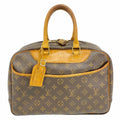 Louis Vuitton Handbag Monogram Deauville Brown