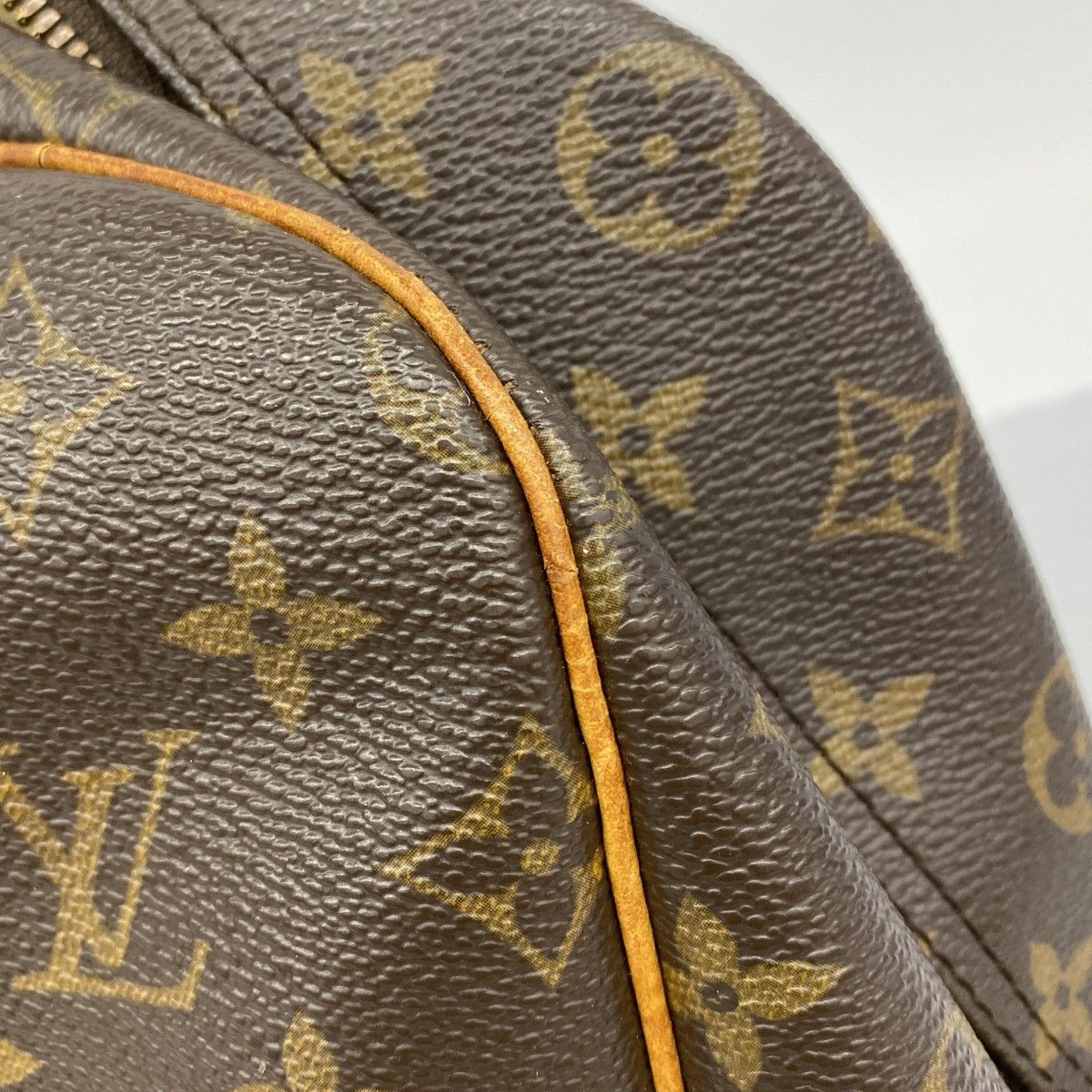 Louis Vuitton Handbag Monogram Deauville Brown — view 8