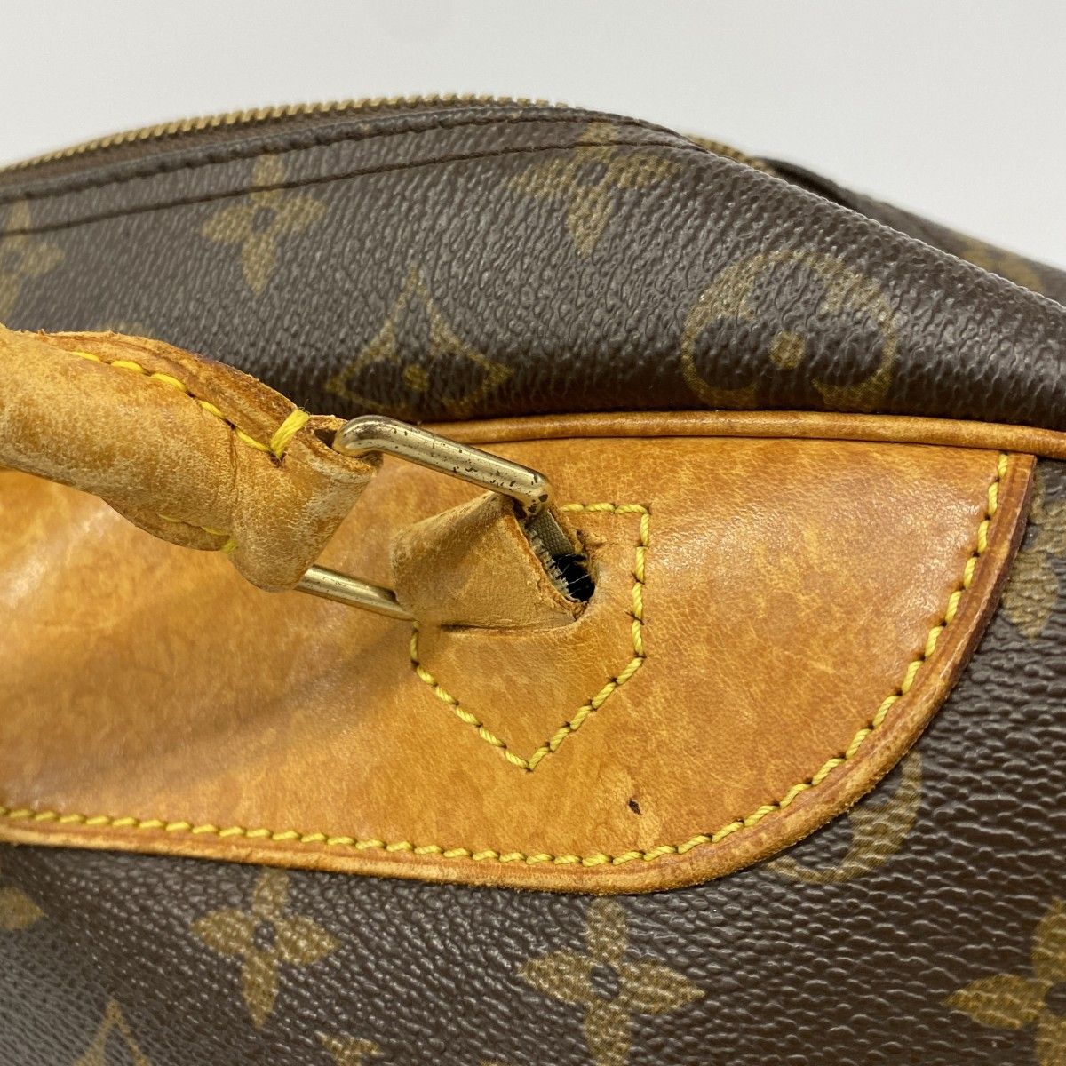Louis Vuitton Handbag Monogram Deauville Brown — view 7